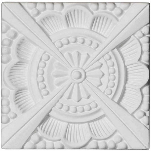 Ekena Millwork Rosette - Primed Polyurethane - ROS02X02PM