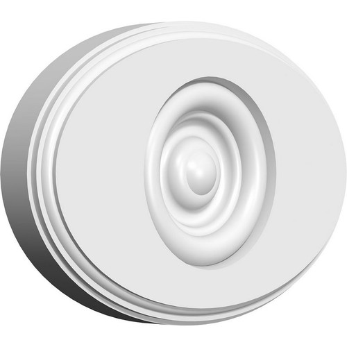 Ekena Millwork Rosette - Primed Polyurethane - ROSP060X040X075DAL03