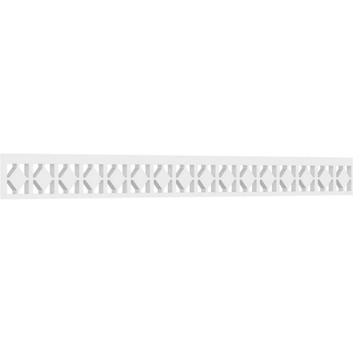 Ekena Millwork Running Trim - Primed Polyurethane - RUNP04X0625X48GLN