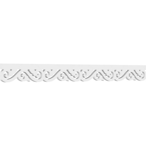 Ekena Millwork Running Trim - Primed Polyurethane - RUNP04X0625X48PRK