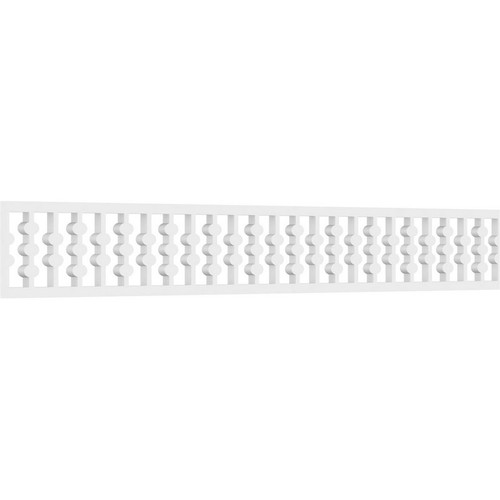 Ekena Millwork Running Trim - Primed Polyurethane - RUNP06X0625X48BRD