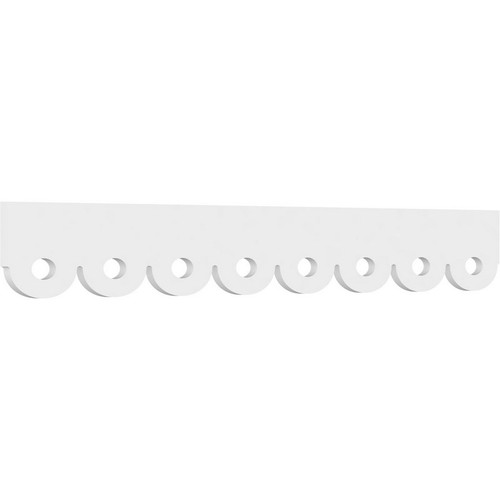 Ekena Millwork Running Trim - Primed Polyurethane - RUNP06X0625X48HUD