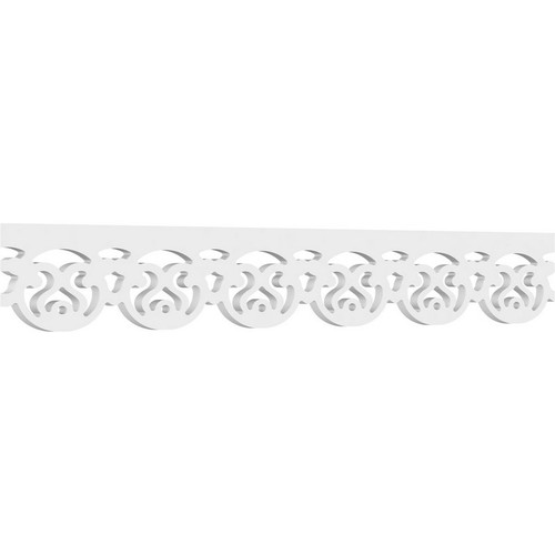 Ekena Millwork Running Trim - Primed Polyurethane - RUNP06X0625X48SAG