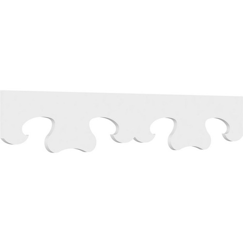 Ekena Millwork Running Trim - Primed Polyurethane - RUNP08X0625X48EVR
