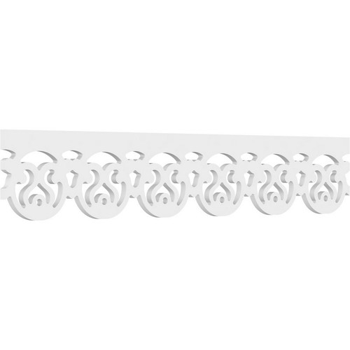 Ekena Millwork Running Trim - Primed Polyurethane - RUNP08X0625X48SAG