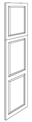 JSI Cabinetry Yarmouth Slab Kitchen Cabinet - WPDEC90-KYS