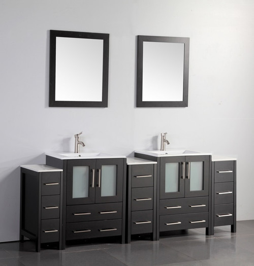 Vanity Art - Bathroom Vanity Set - VA3024-84E - Espresso