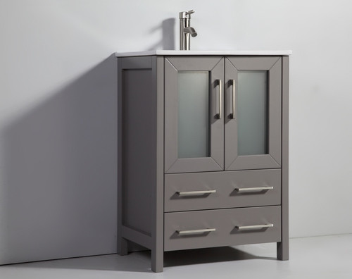 Vanity Art - Bathroom Vanity Set - VA3024G - Grey