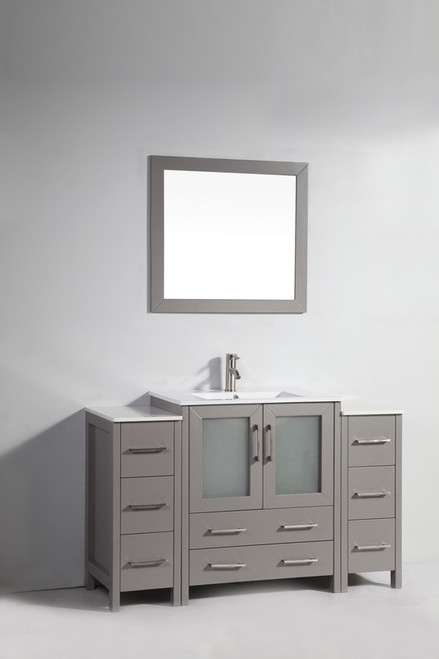 Vanity Art - Bathroom Vanity Set - VA3030-54G - Grey