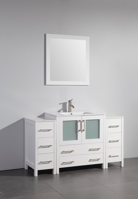Vanity Art - Bathroom Vanity Set - VA3030-54W - White
