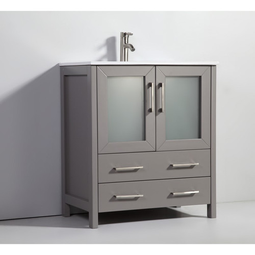 Vanity Art - Bathroom Vanity Set - VA3030G - Grey