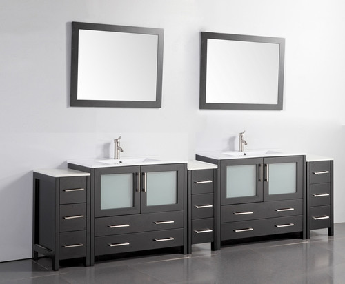 Vanity Art - Bathroom Vanity Set - VA3036-108E - Espresso