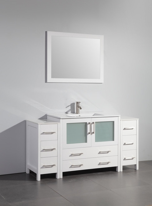 Vanity Art - Bathroom Vanity Set - VA3036-60W - White