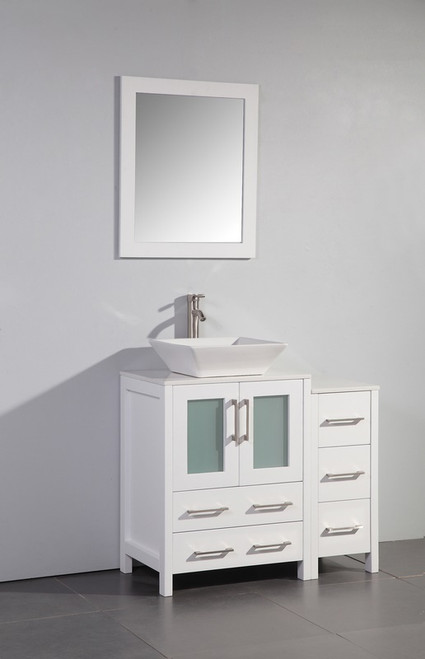 Vanity Art - Bathroom Vanity Set - VA3124-36W - White