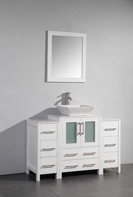 Vanity Art - Bathroom Vanity Set - VA3124-48W - White