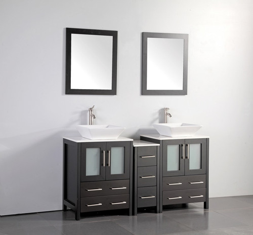 Vanity Art - Bathroom Vanity Set - VA3124-60E - Espresso