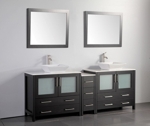 Vanity Art - Bathroom Vanity Set - VA3136-84E - Espresso