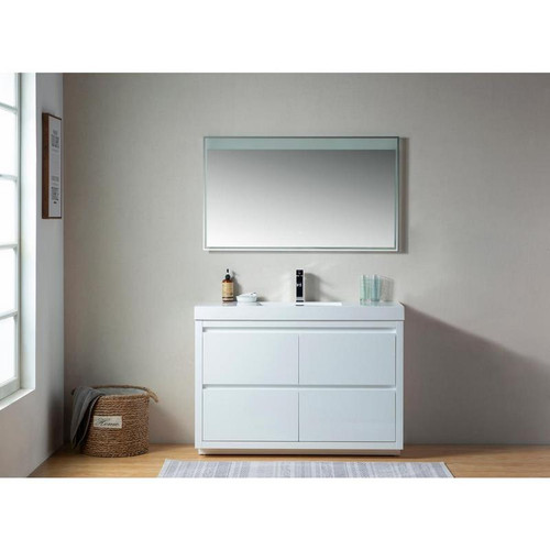 Vanity Art - Bathroom Vanity Set - VA6048WF - White Finish