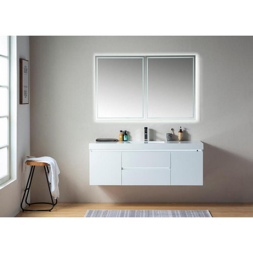 Vanity Art - Bathroom Vanity Set - VA6060WL - White LED