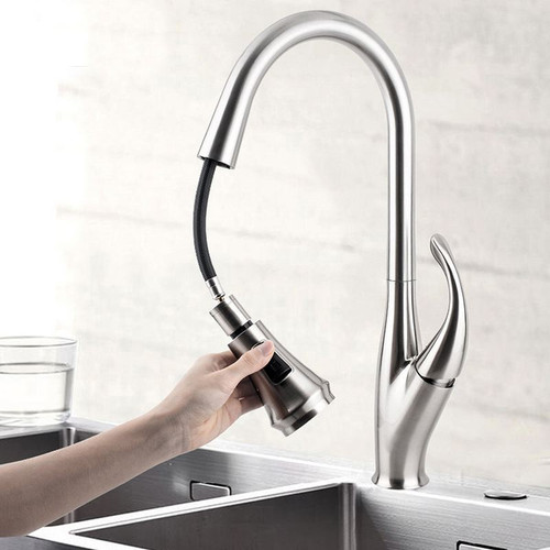 Vanity Art - Kitchen Faucet - F80075 - Polished - Chrome