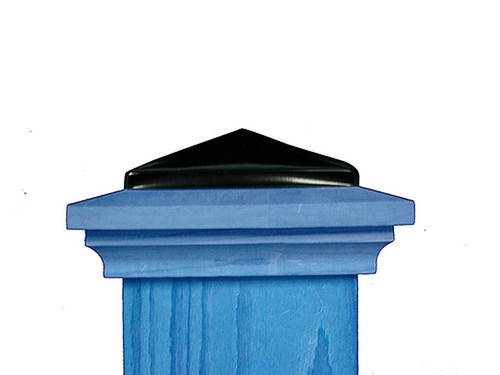 Nantucket Post Cap - East Creek Black Cedar Post Cap - Slip Over Style - ECCB712