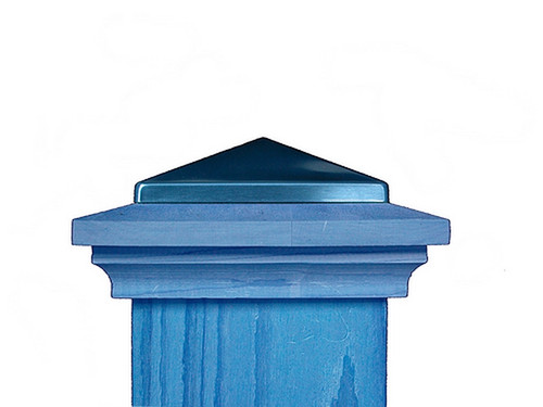 Nantucket Post Cap - East Creek Copper Redwood Post Cap - Slip Over Style - EC46