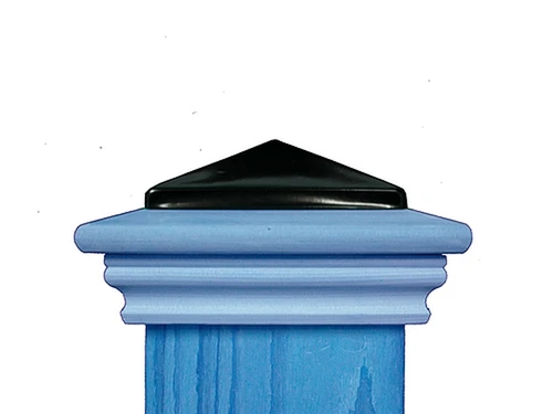 Nantucket Post Cap - West Creek Black Redwood Post Cap - Slip Over Style - WCB812