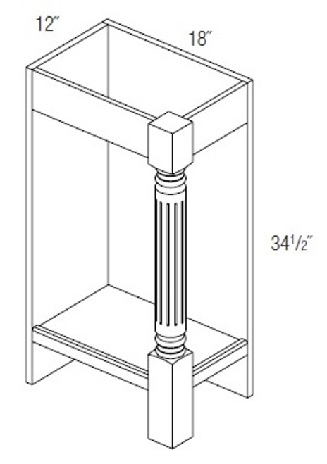 JSI Cabinetry Yarmouth Raised Kitchen Cabinet - CEC2-R-KYM