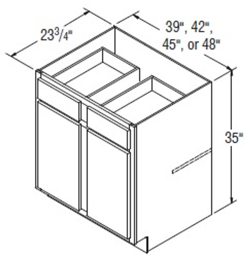 Aristokraft Cabinetry Select Series Benton Birch Base Cabinet B42