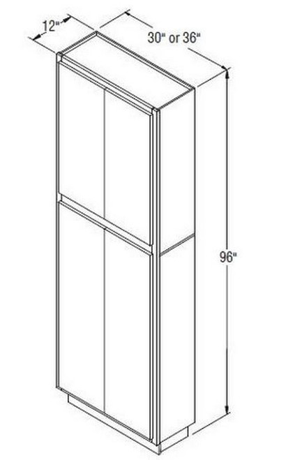 Aristokraft Cabinetry Select Series Benton Birch Utility Cabinet U309612B