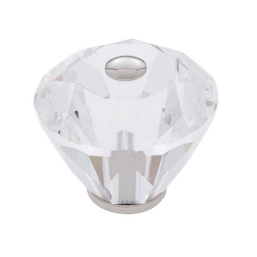 JVJ Hardware - Cabinet Knob - Polished Nickel - 36714