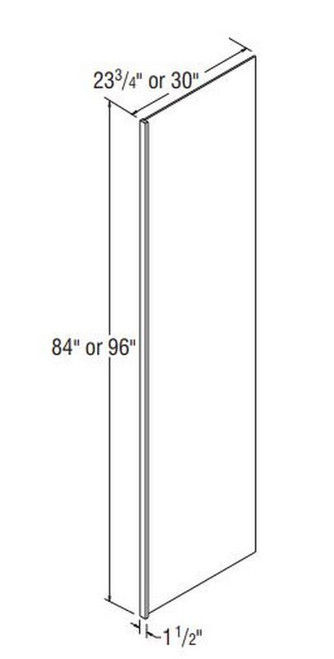 Aristokraft Cabinetry All Plywood Series Benton Birch Paint Plywood Panel PREPR1.53096