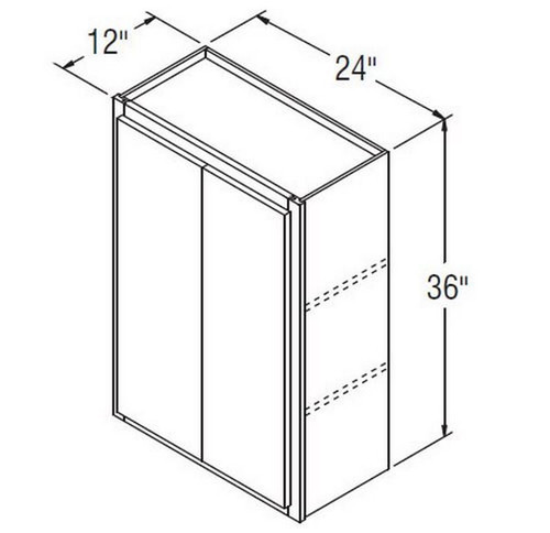 Aristokraft Cabinetry All Plywood Series Benton Birch Wall Cabinet W2436DD