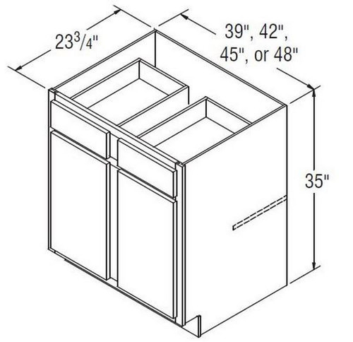 Aristokraft Cabinetry All Plywood Series Benton Birch Base Cabinet B45