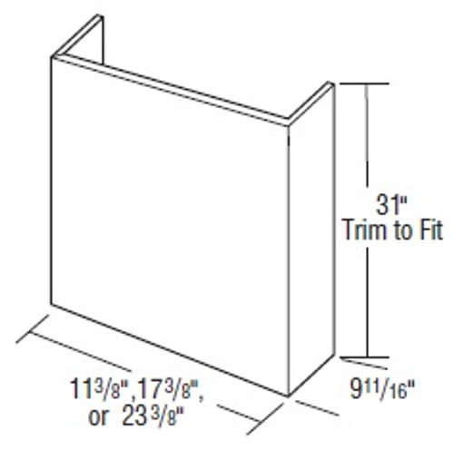 Aristokraft Cabinetry All Plywood Series Brellin PureStyle 5 Piece Wood Hood Chimney WHCT36