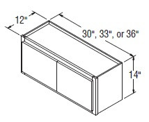 Aristokraft Cabinetry Select Series Brellin PureStyle Wall Cabinet W3014B