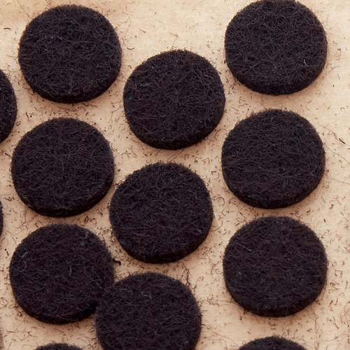 JVJ Hardware - Cabinet Bumper Pads - Brown - Dpads