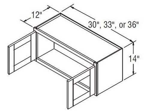 Aristokraft Cabinetry All Plywood Series Brellin Sarsaparilla PureStyle 5 Piece Wall Cabinet With Glass WWG3614B