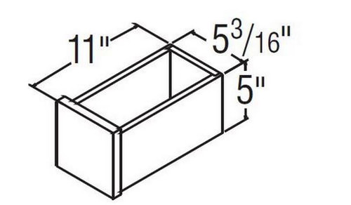 Aristokraft Cabinetry Select Series Brellin Sarsaparilla PureStyle 5 Piece Wine Rack WCUBEDRW5