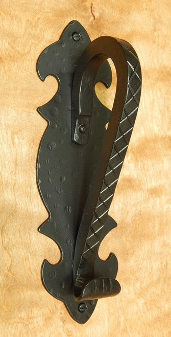 Agave Ironworks - Square Handle Gothic Pull - PU025-01 - Flat Black