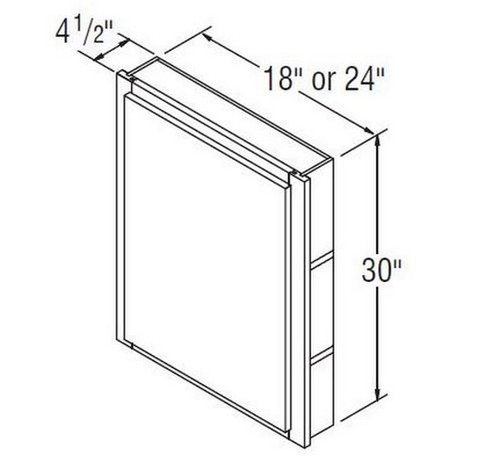 Aristokraft Cabinetry All Plywood Series Brellin Sarsaparilla PureStyle Vanity Wall Cabinet VW2430