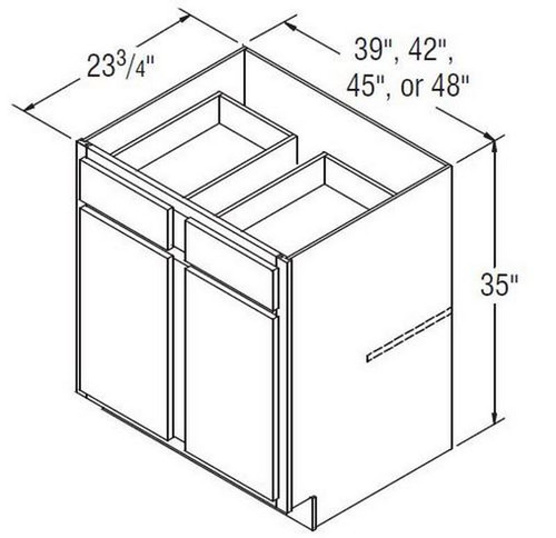 Aristokraft Cabinetry All Plywood Series Decatur Purestyle Base Cabinet B48