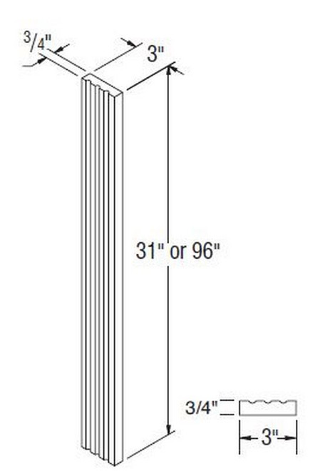 Aristokraft Cabinetry All Plywood Series Decatur Purestyle Cabinet Filler FFL396