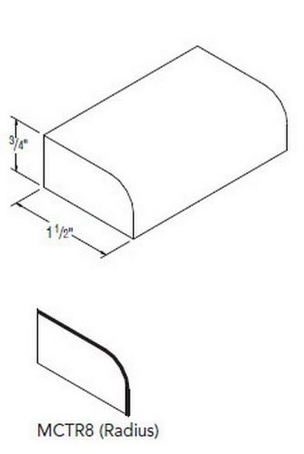 Aristokraft Cabinetry Select Series Decatur Purestyle Counter Top Moulding MCTR8