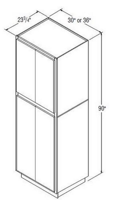 Aristokraft Cabinetry Select Series Glyn Birch Paint Utility Cabinet U3090B