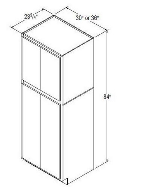 Aristokraft Cabinetry Select Series Glyn Birch Paint Utility Cabinet U30B