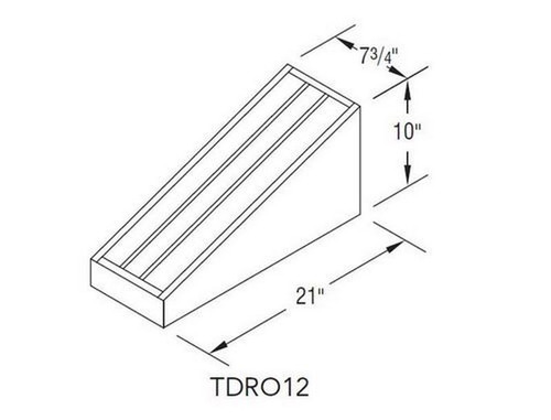 Aristokraft Cabinetry Select Series Glyn Birch Paint Tray Divider Roll-Out Kit TDRO12