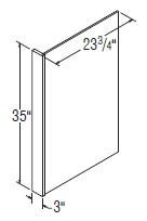 Aristokraft Cabinetry All Plywood Series Glyn Birch Plywood Panel PEPRPLY335