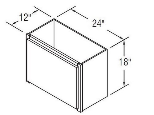 Aristokraft Cabinetry All Plywood Series Glyn Birch Wall Appliance Garage WAG2418