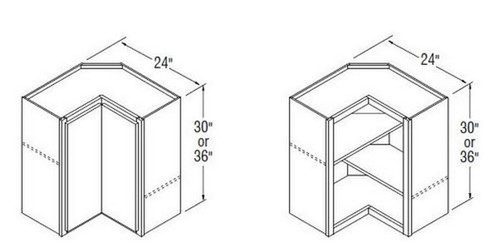 Aristokraft Cabinetry All Plywood Series Ellis Purestyle Wall Easy Reach Cabinet WER2436